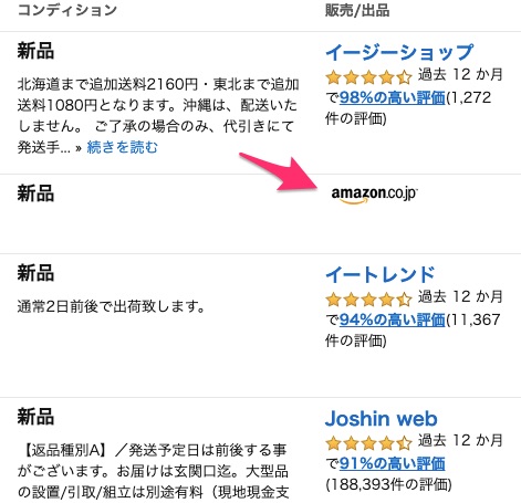 出品者ロゴの例