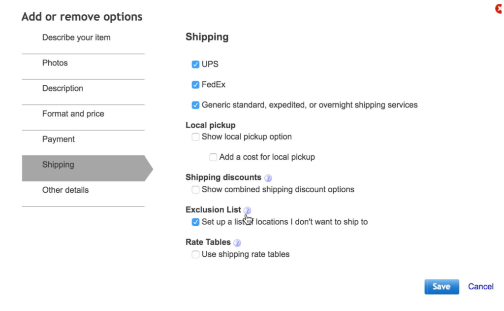 ebay add or remove options shipping2