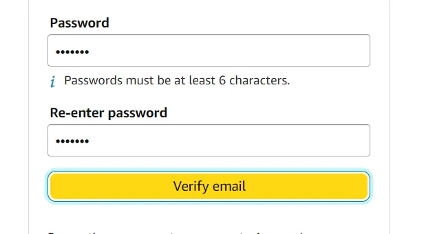 「Verify email」をクリック