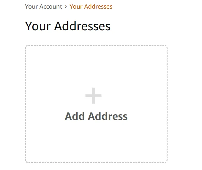 「Add Address」の上にある「＋」部分をクリック